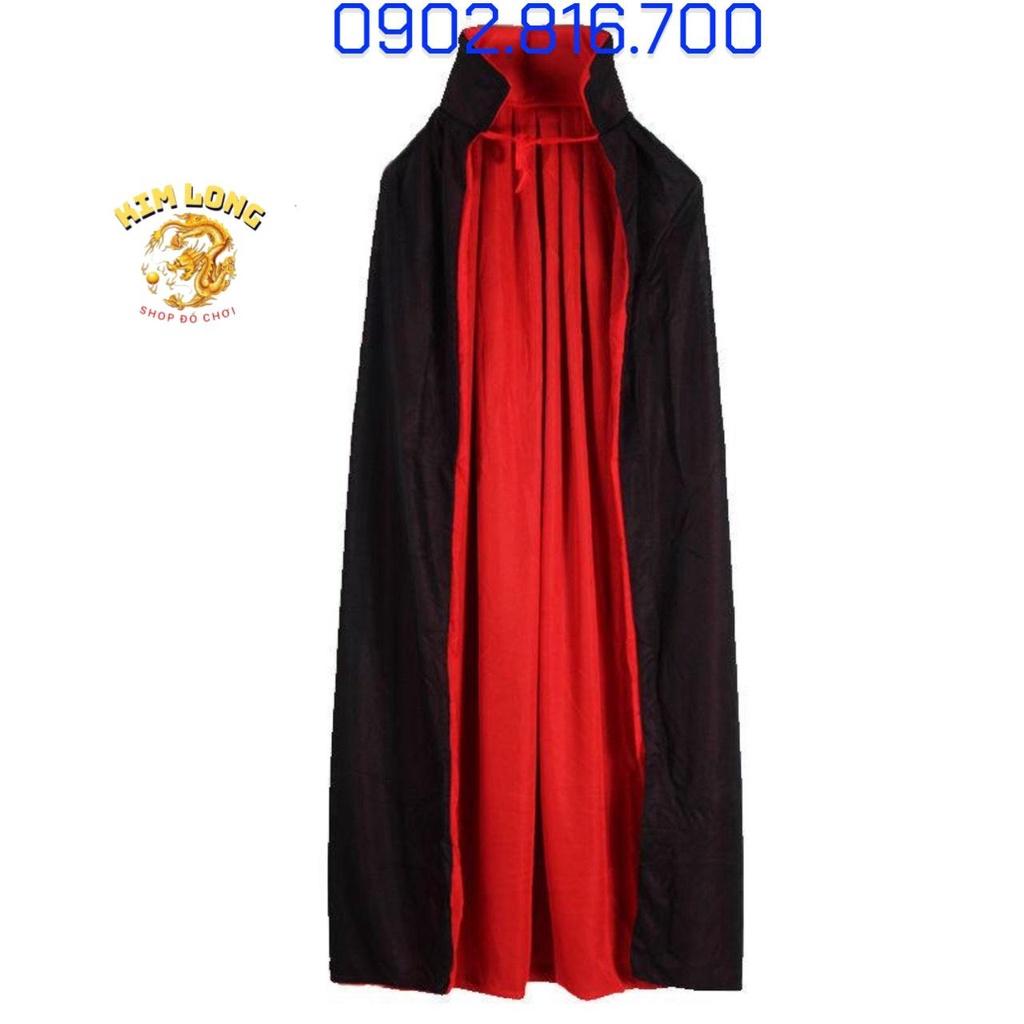 Set Áo Choàng cướp biển 2 lớp đỏ đen và nón và bịt mắt trang phục hoá trang cướp biển lễ hội Halloween