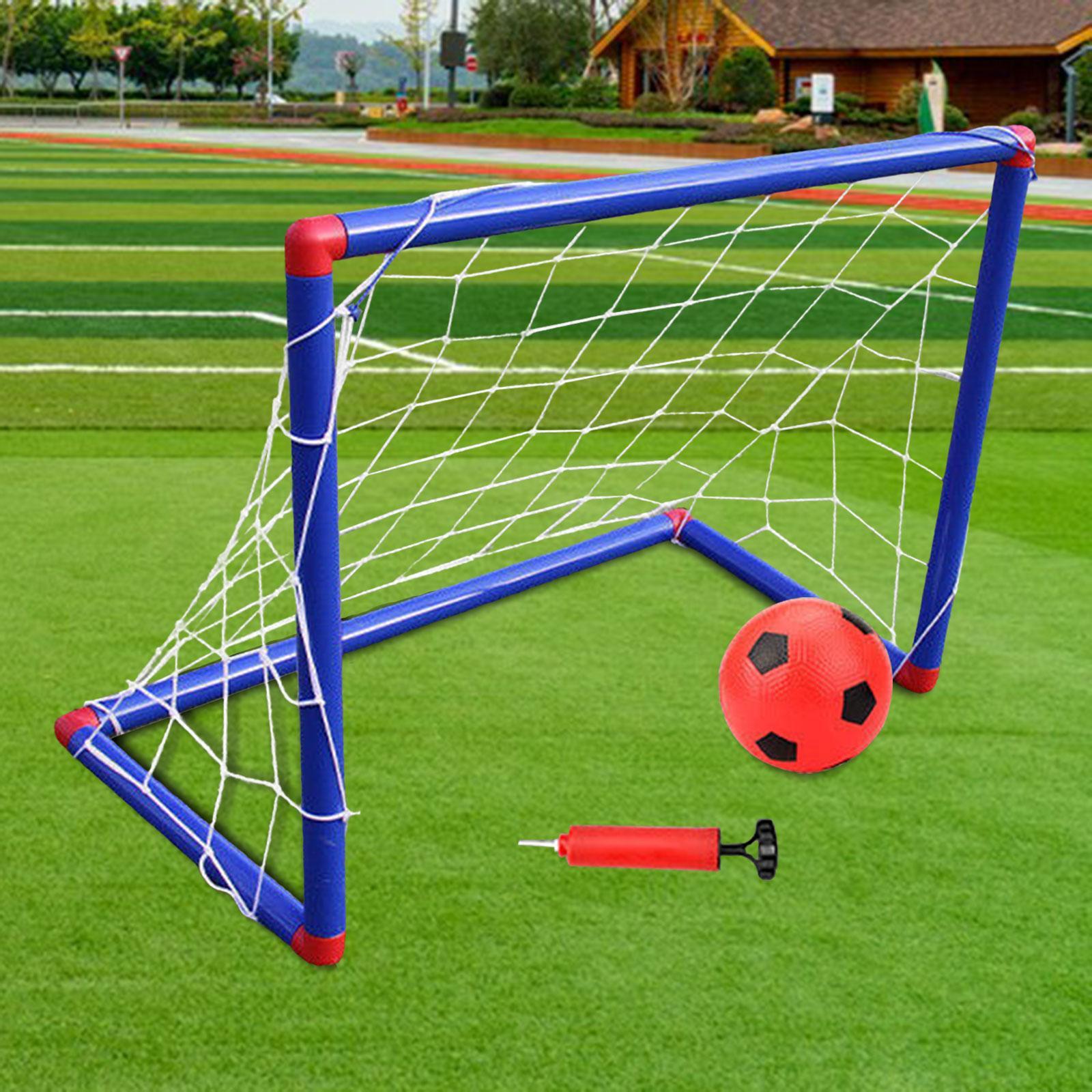 Kids Soccer Goals Soccer Nets Folding for Backyard Mini Playing Football Net