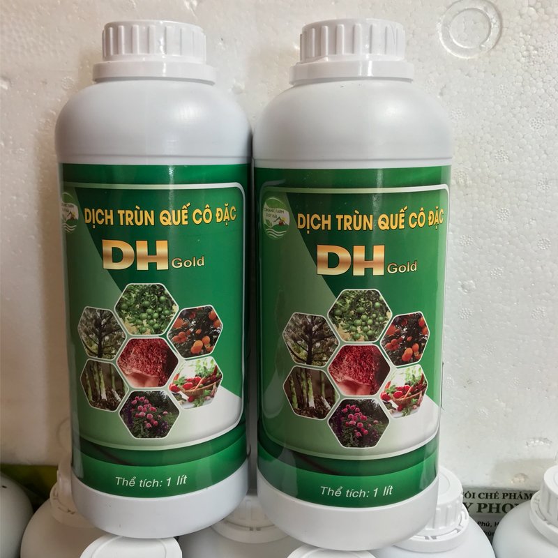 1 Lít - Dịch trùn quế chính hãng DHgold cô đặc, Đầy đủ đa,trung,vi lượng, đầy đủ chất cho cây -76129