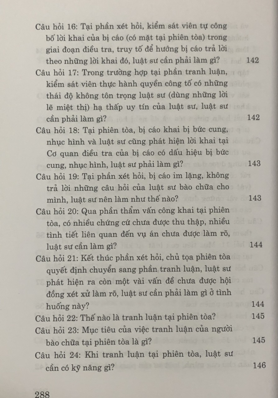 Cẩm nang hướng dẫn thực hành đại diện tranh tụng trong vụ án hình sự