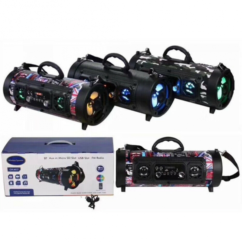 Loa subwwater loa loãng phụ di động với FM Radio 20W Hỗ trợ không dây Mic KTV Boombox Caixa de Som Bluetooth Màu sắc: Màu xanh lá cây