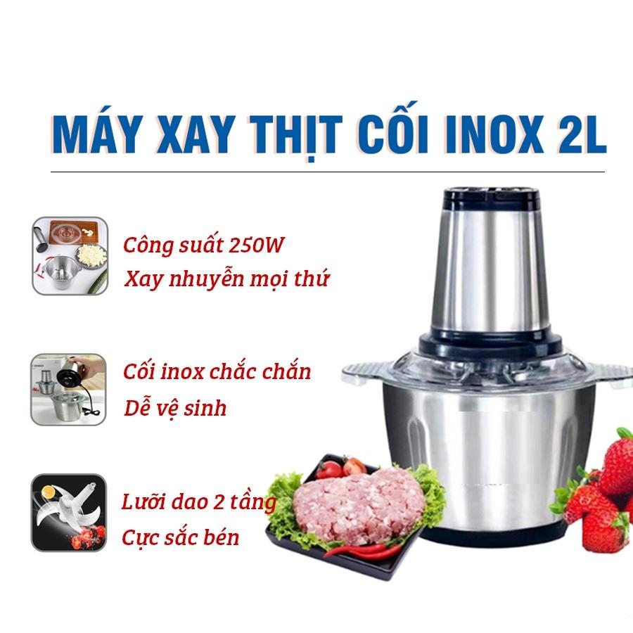 Máy xay thịt inox, cối xay thịt inox