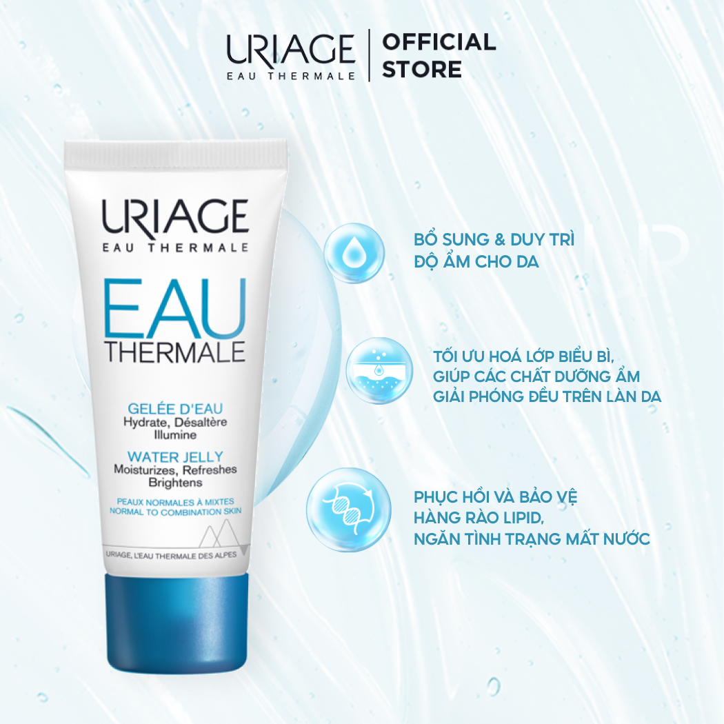 Dưỡng ẩm khoáng chuyên sâu dạng thạch nước URIAGE EAU THERMALE GELÉE D'EAU 40ml