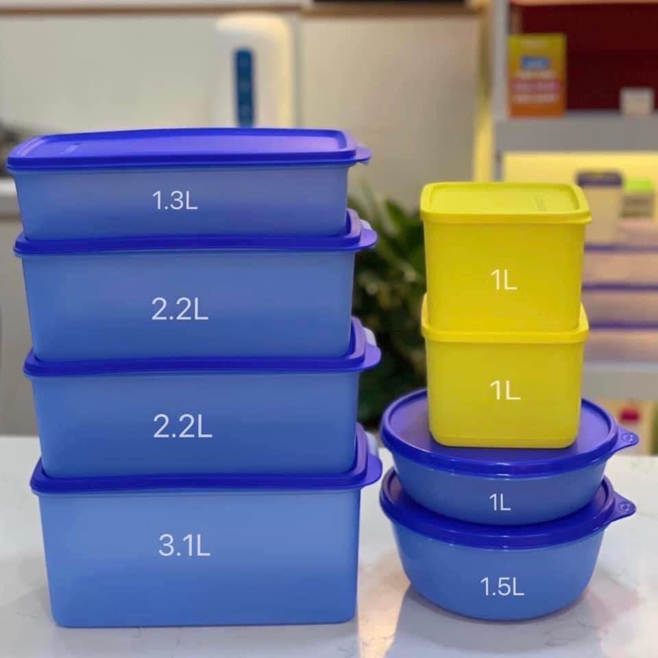 Bộ Hộp Tupperware Trữ Đông và Mát Modern Set 16 Hộp