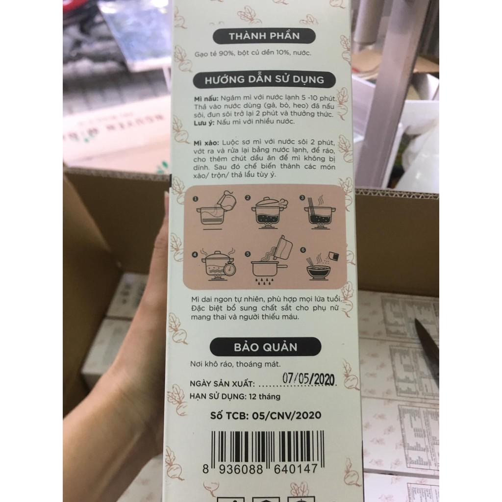 Bún củ dền Nguyên Minh 300gr, gạo nguyên cám ăn kiêng eat clean