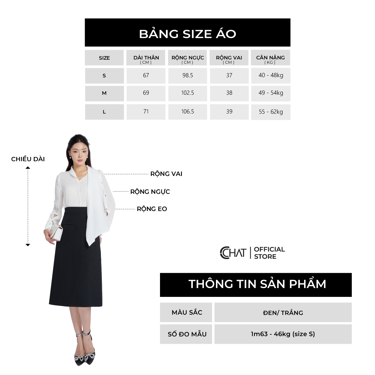 Áo Kiểu Nữ Cổ Vát Tà 1 Bên Dáng Suông Chất Chiffon Cao Cấp 53ADH2011ST