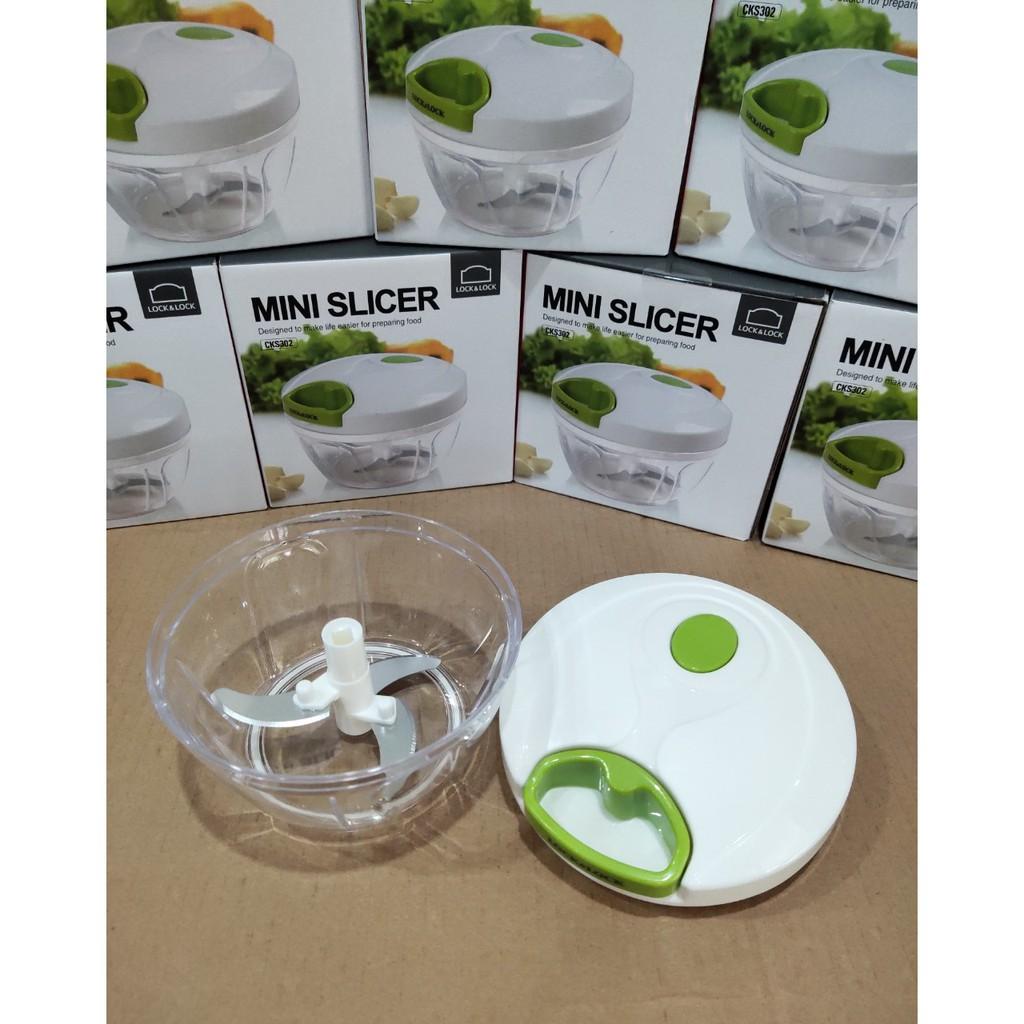 Dụng cụ xay tỏi ớt bằm rau củ quả Lock&amp;Lock Mini Slicer CKS302