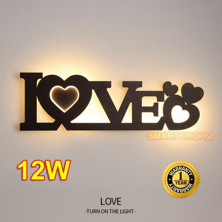 Đèn gắn tường tô điểm hình chữ LOVE -C6577 DT