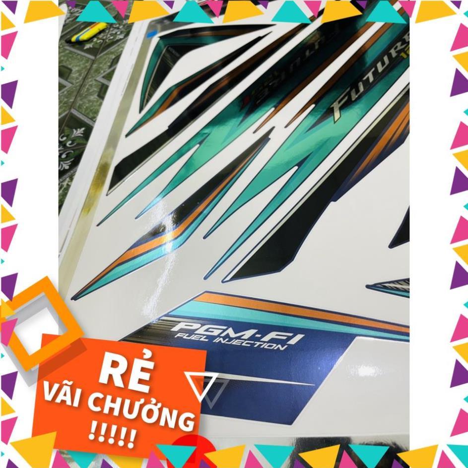 Tem Rời Future FI Mẫu Xanh Ngọc Cam Tem Crom