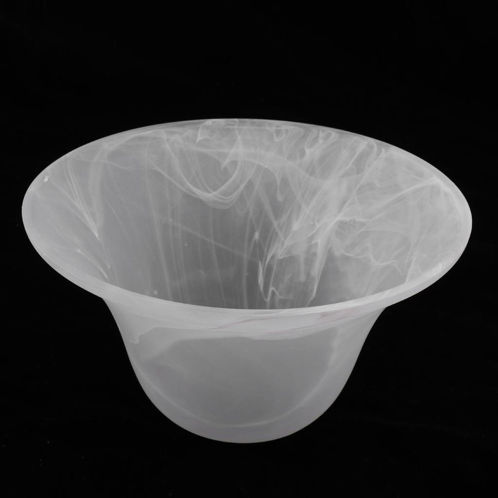 2xReplacement Ceiling Fan Vanity Chandelier Frosted And Clear Glass Shade 4