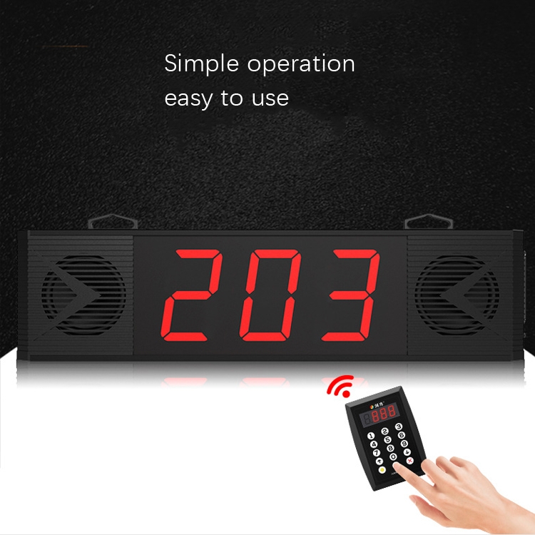 Màn hình gọi số thứ tự cho nhà hàng quán ăn phím không dây System Wireless Speaker 30W