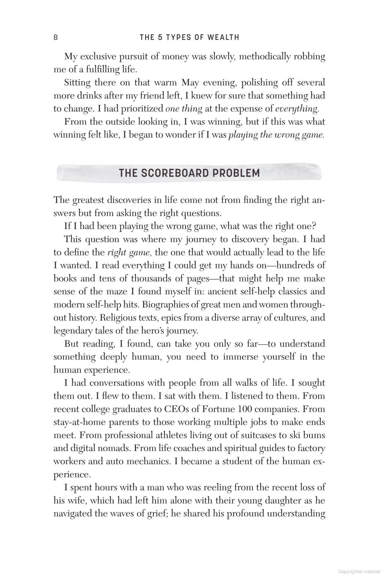 Sách ngoại văn: The 5 Types Of Wealth