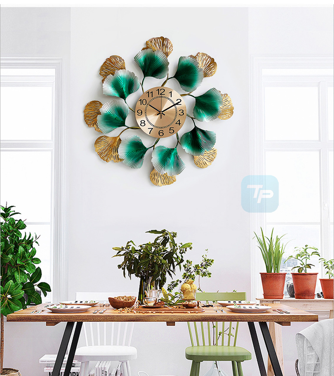 Đồng Hồ Tranh Sắt Nghệ Thuật 04