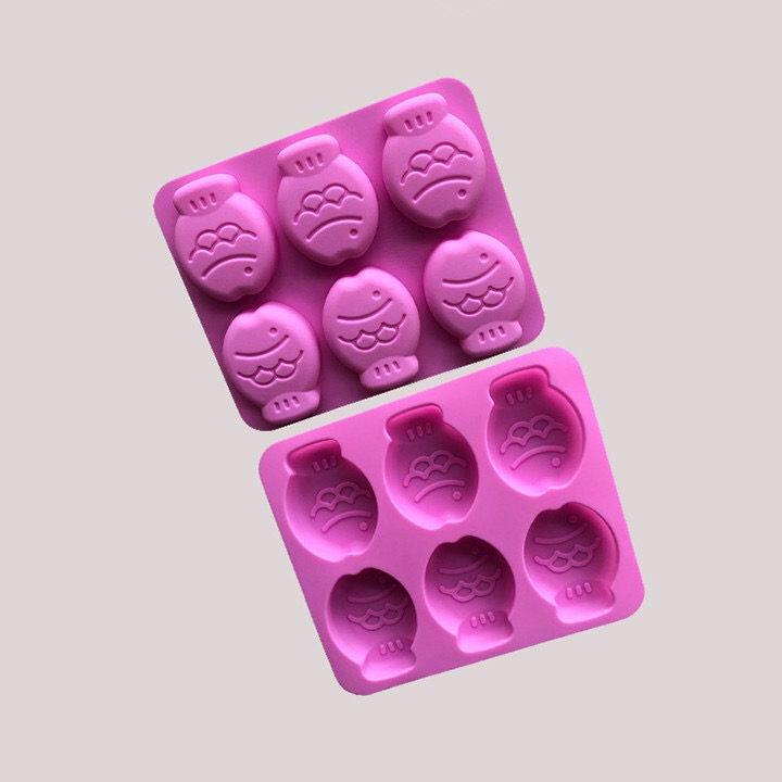 Khuôn silicon 6  con cá