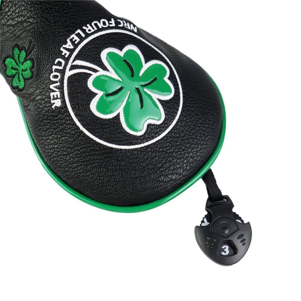 PU Golf Woods Headcover Waterproof 460cc Fairway Driver Head Cover Protector