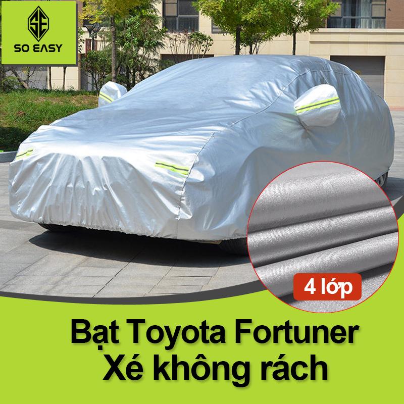 Bạt Phủ xe ô tô Toyota fortuner, áo trùm che phủ xe hơi 4 chỗ đến 7 chỗ