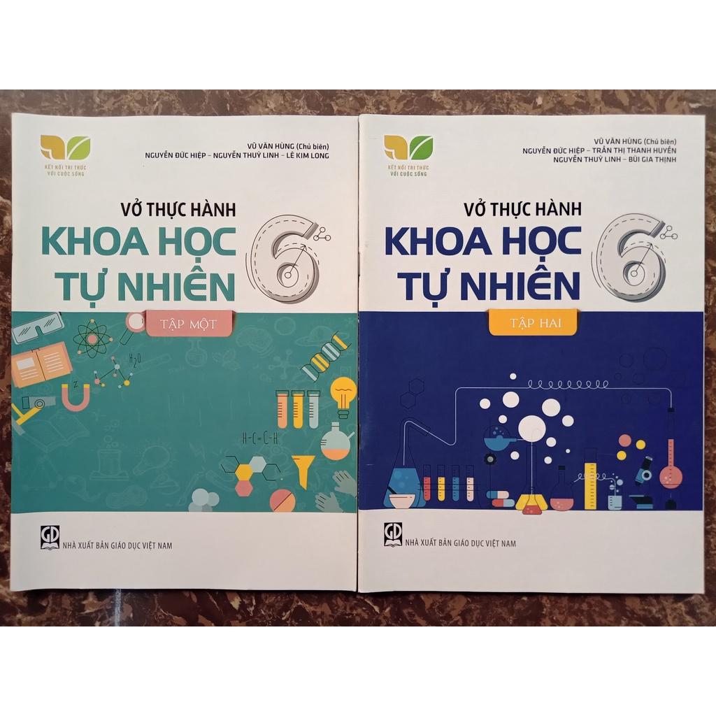 Sách - Combo Vở thực hành khoa học tự nhiên 6 (tập 1+2) - Kết nối tri thức với cuộc sống