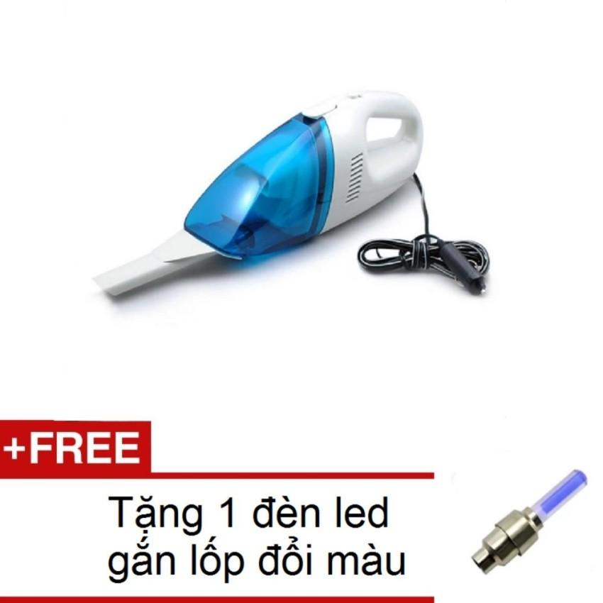 Máy hút bụi xe ô tô cầm tay Vacuum GT 206034A (Xanh) + Tặng 1 đèn led gắn lốp đổi màu 206131