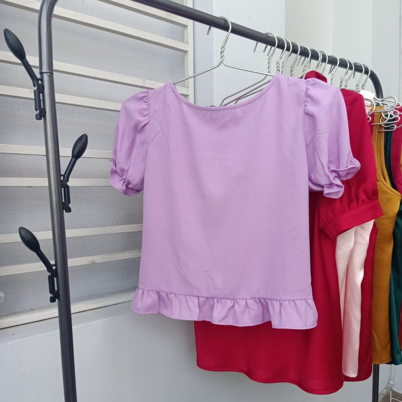 Áo Croptop New Design Thiết Kế Cổ V ,Áo Nữ Xinh Đẹp Chất Vải Lụa ,Mặc Mát AO0003