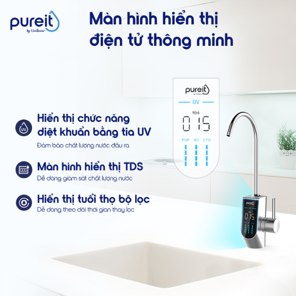 Máy Lọc Nước Unilever Pureit Delica UR5840 - Hàng Chính Hãng