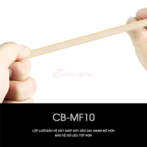 Cáp Micro USB Bagi dây lò xo 1m MF100 - Hàng chính hãng