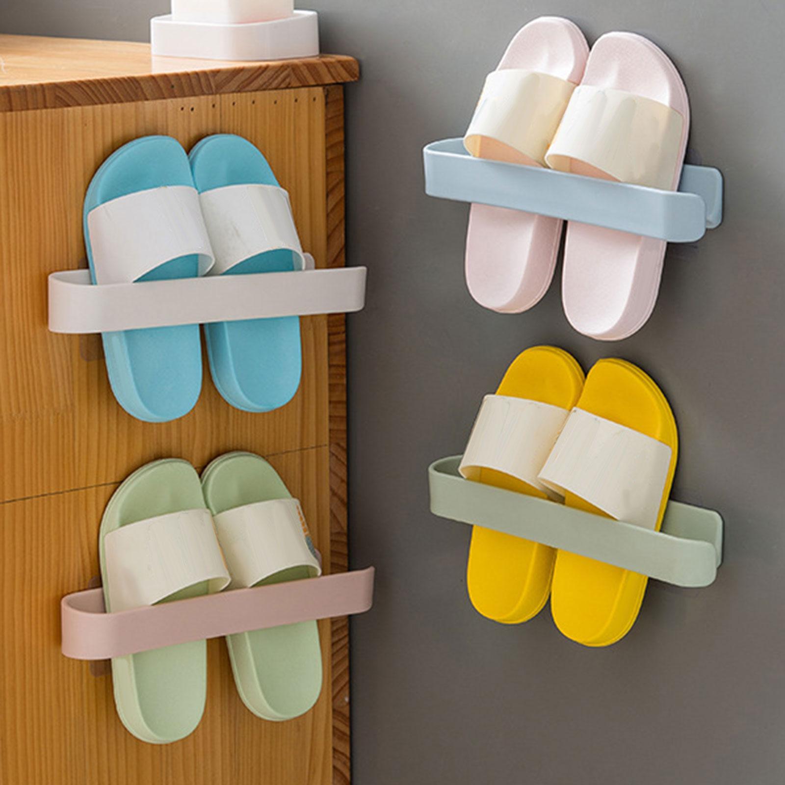 Multifunctional Bath Towel Holder Wall Storage Rack Hanging Storage Shelf for Kitchen Bathroom