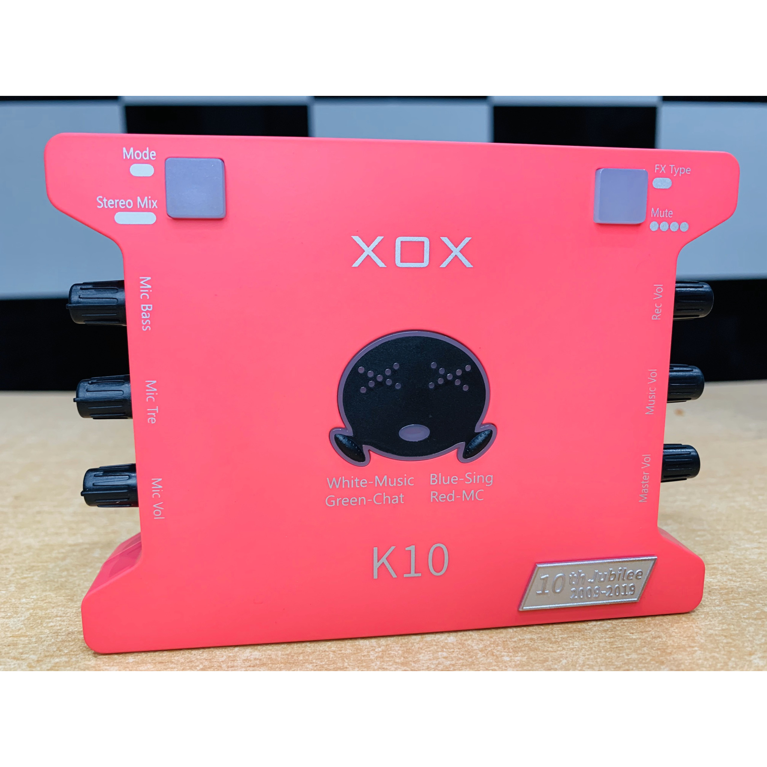 Soundcard Livestream XOX K10 10th phiên bản Tiếng Anh - Hàng chính hãng