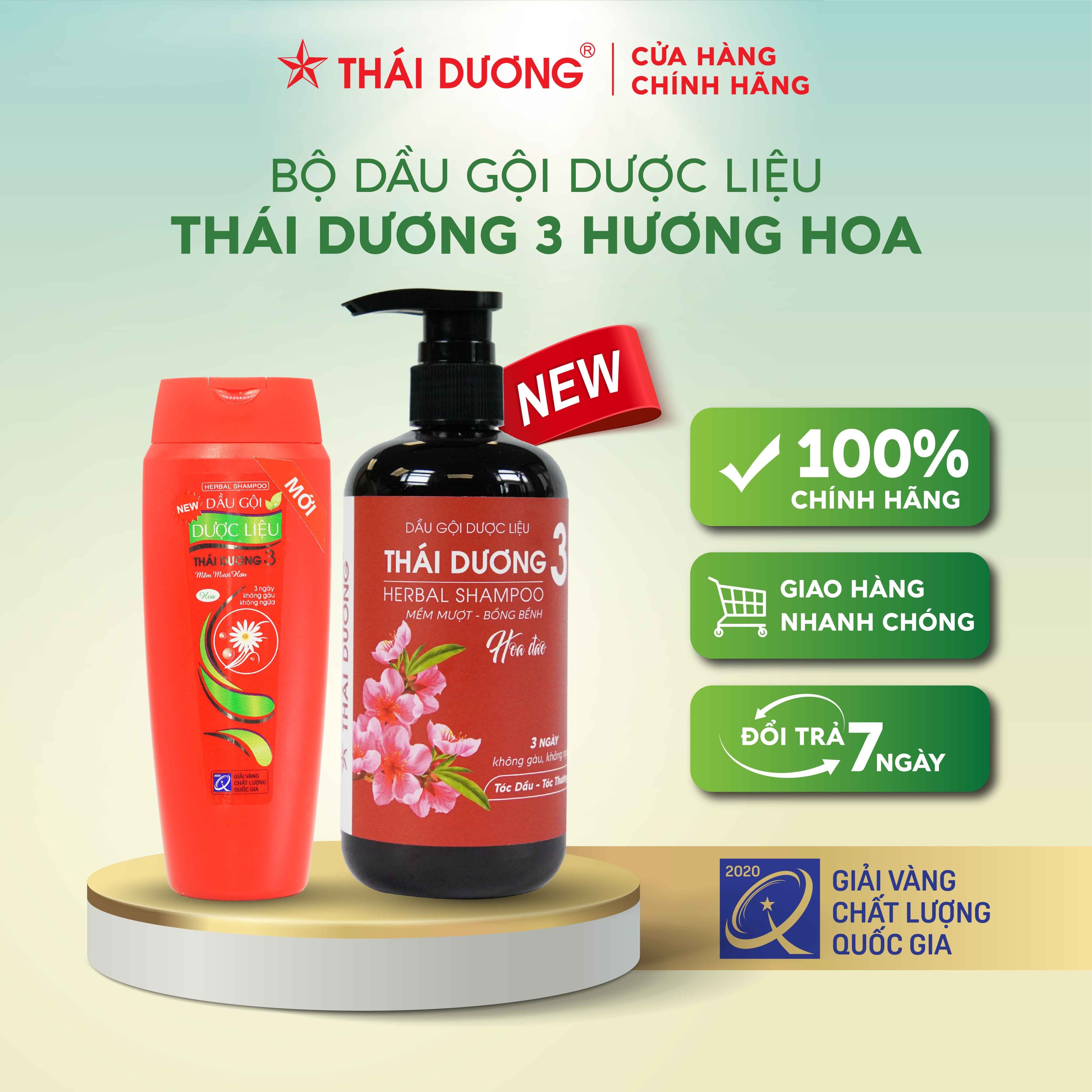 Dầu gội dược liệu Thái Dương 3 500ml