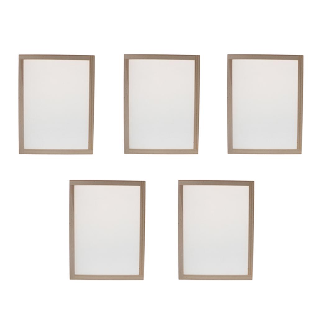 5x Giấy Gỗ Làm Khuôn Mẫu Khung Màn Hình Cho Giấy Thủ Công 30X40 Cm