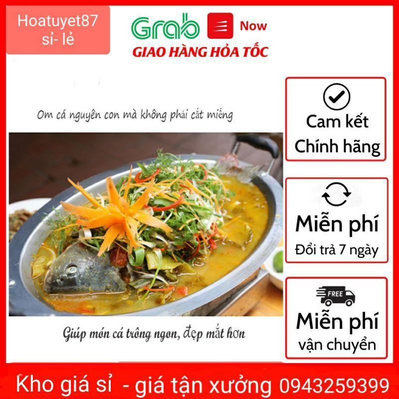 KHAY OM CÁ INOX- khay lẩu cá inox cao cấp