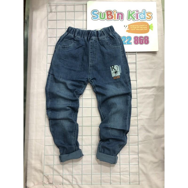 SB8002 - quần bò bé trai sz 35-45kg quần bò cho bé cạp chun sai to