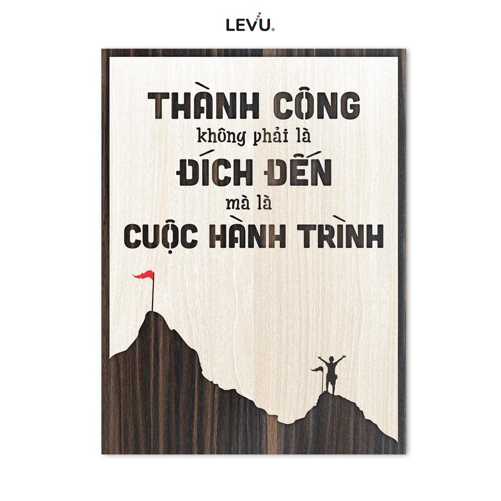 Tranh văn phòng gỗ LEVU LV068 