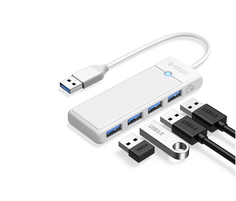 Bộ chia Hub USB ra 4 cổng USB 3.0 Orico PAPW4A-U3 - Hàng chính hãng