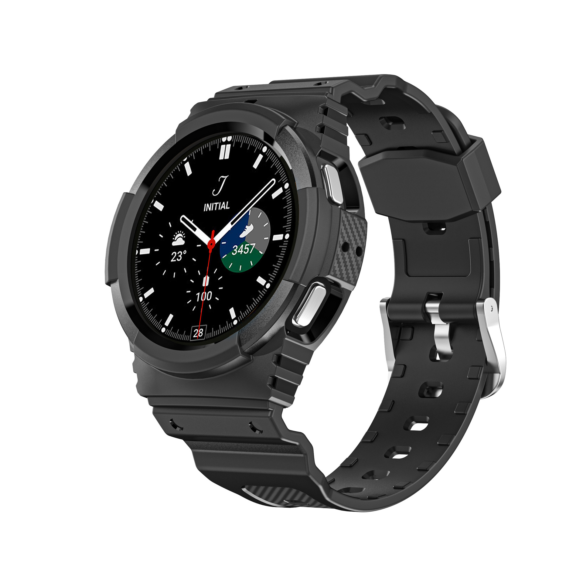 Ốp Case bảo vệ tích hợp dây đeo cho Samsung Galaxy Watch 5 40mm / 44mm &amp; Galaxy Watch 5 Pro 45mm - Hàng Chính Hãng