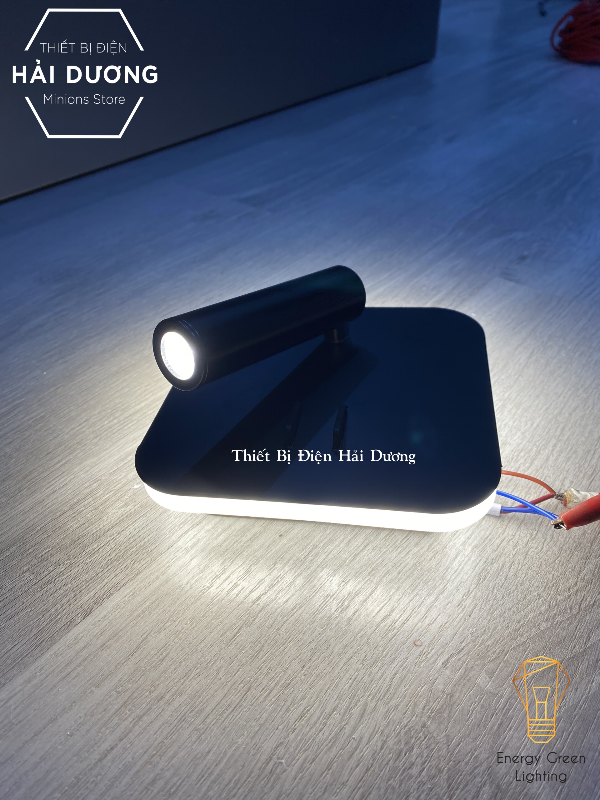 Đèn Led Gắn Tường Chiếu Điểm DT-801 - Đèn Soi Tranh Đèn Đọc Sách Thay Đổi Được Góc Chiếu - Ánh Sáng Vàng - Có Video