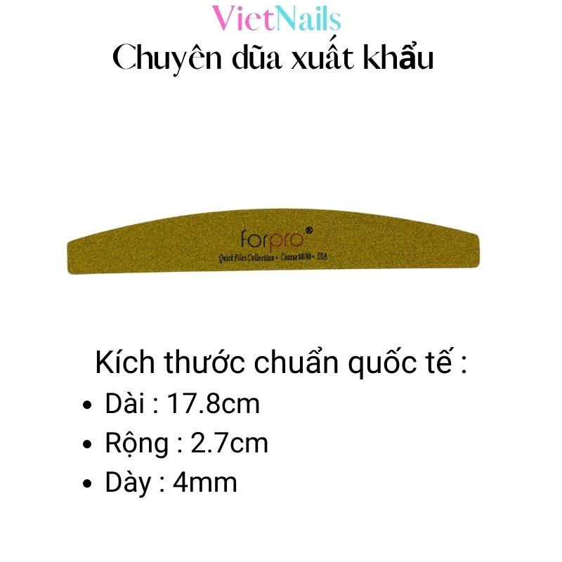 Dũa móng bột móng gel móng tự nhiên làm từ giấy nhám vàng cao cấp nhập khẩu, dụng cụ làm móng không thể thiếu