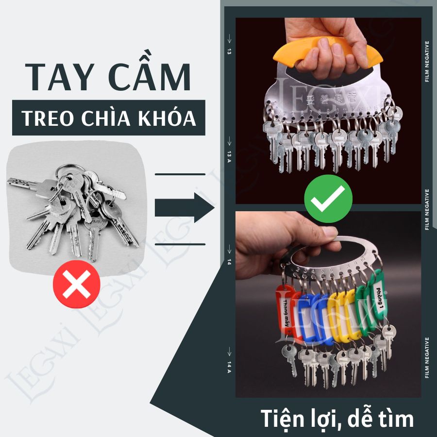 Dụng Cụ Móc Treo Chìa Khóa, Tay Cầm Quản Lý Thẻ Ghi Nhớ Tránh Thất Lạc Đánh Dấu Phân Loại Phòng Nhà Trọ Legaxi