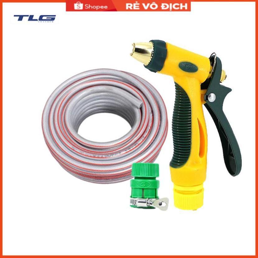 Bộ dây vòi xịt nước rửa xe,tưới cây tăng áp 3 lần 7-10M 206317
