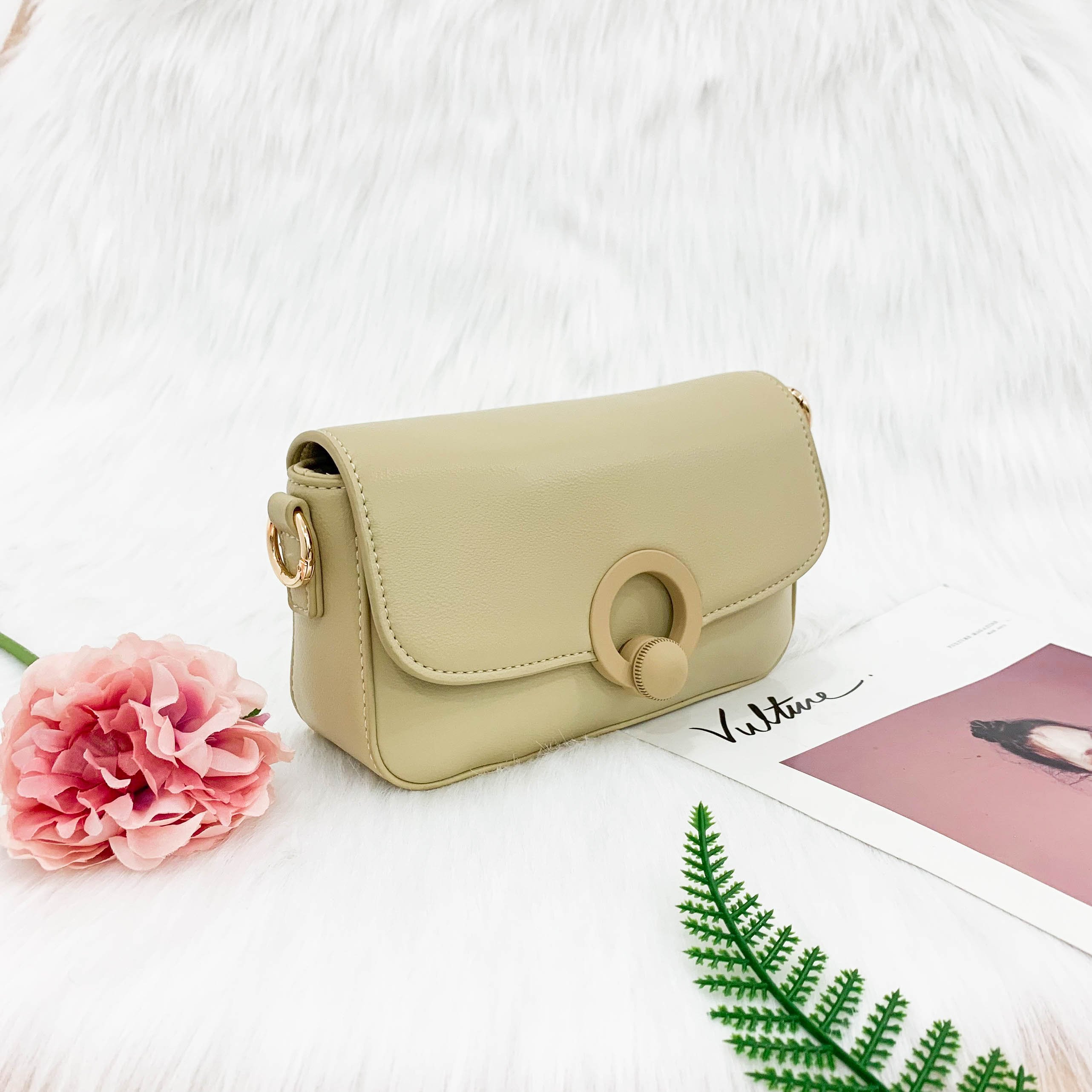Túi xách thời trang nữ màu vàng Exull Mode 1132100220
