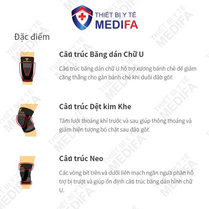 Combo 2 băng bảo vệ đầu gối VANTELIN phù hợp cho người vận động nhiều & được yêu thích nhất ở Nhật Bản