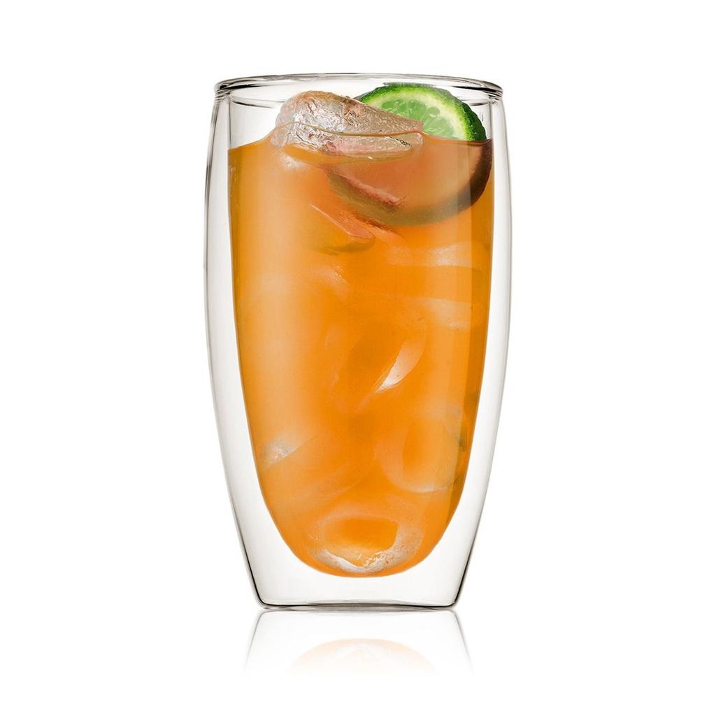 Bộ 2 cốc thủy tinh 2 lớp Bodum Pavina dung tích 450ml 4560-10