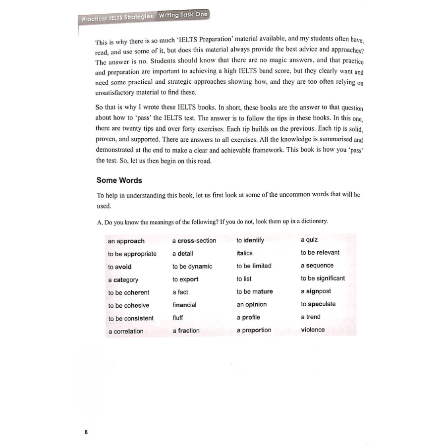 IELTS Writing Task One