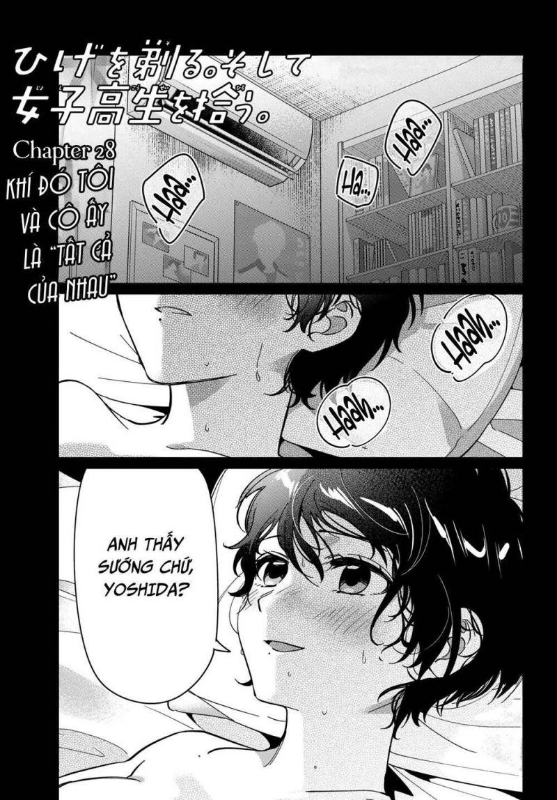 hige wo soru. soshite joshikosei wo hirou. chapter 28 4