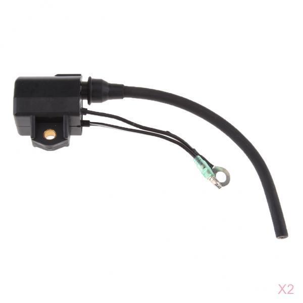 2pcs Heavy Duty Ignition Coil for Yamaha Outboard 100-225HP 6R3-85570-01-00