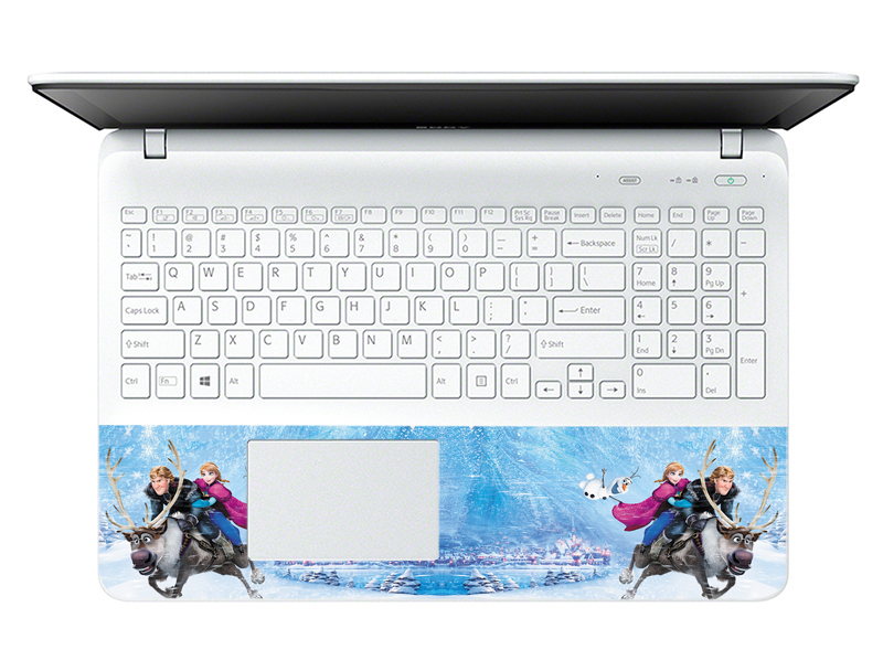 Mẫu Dán Decal Laptop Hoạt Hình LTHH-198 cỡ 13 inch