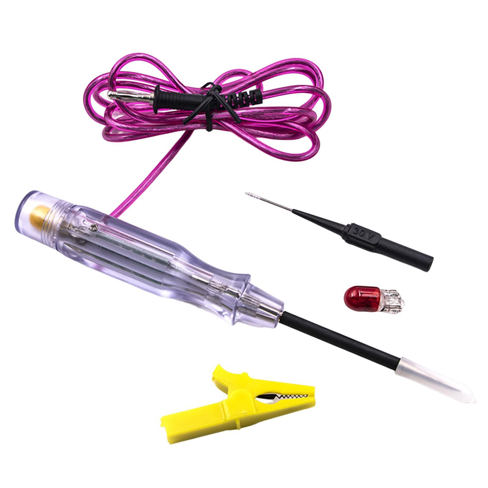 Automotive Circuit Tester Auto Electric Tester Light with Extended  Test Light for Boat Trailers Vehicle Truck Motorcycles