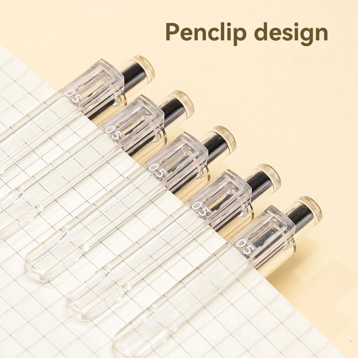 Bút Gel Bấm Siêu Trơn 0.5 mm - Deli EG575-BK - Mực Đen