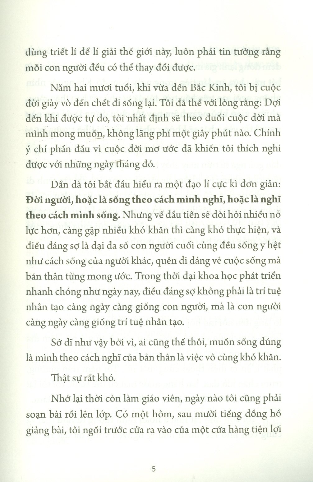 Không Nỗ Lực Đừng Tham Vọng (Kim chỉ nam dành cho bạn trẻ) (Tái bản năm 2023)