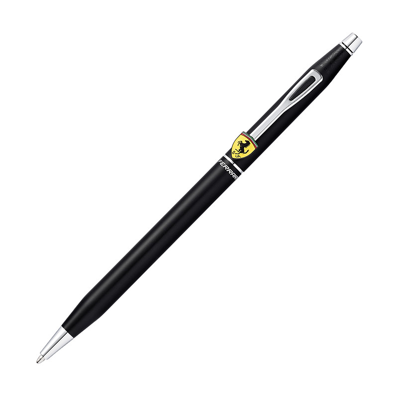 Viết bi khô cao cấp Cross dòng Ferrari (FR0082) Đen/Đỏ/Vàng - Scuderia Ferrari Matte Black Ballpoint Pen (Black/Red/Yellow/)