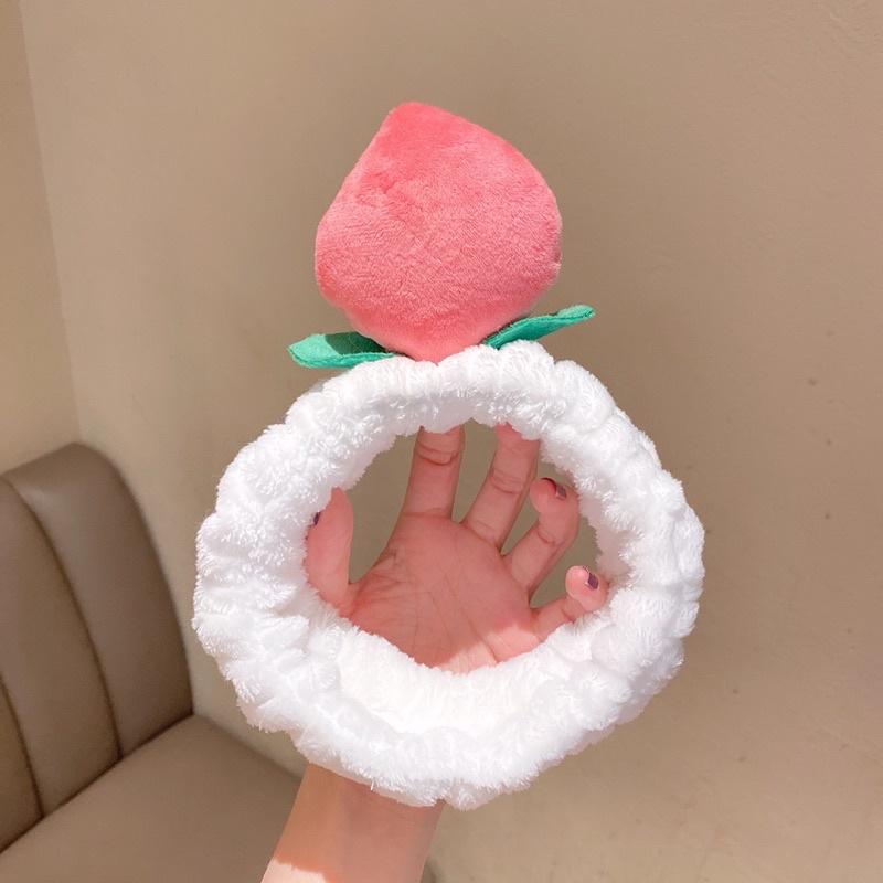 Băng Đô Cài Tóc Rửa Mặt hình Trái Đào xinh